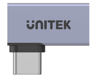 Unitek Adapter USB-C 40Gbps 240W 8K/60Hz kątowy - 1300687 - zdjęcie 3